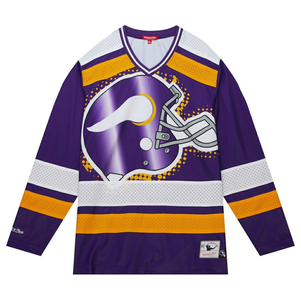Minnesota Vikings Women's Big Face 7.0 Long Sleeve Jersey T-Shirt - Purple online