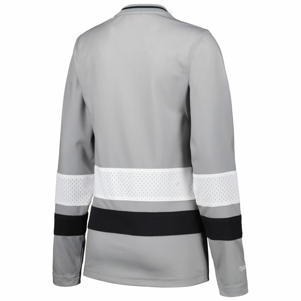 Las Vegas Raiders Women's Big Face 7.0 Long Sleeve Jersey T-Shirt - Silver cheap