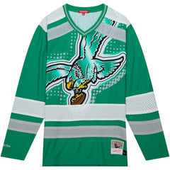 Philadelphia Eagles Women's Big Face 7.0 Long Sleeve Jersey T-Shirt - Green sale