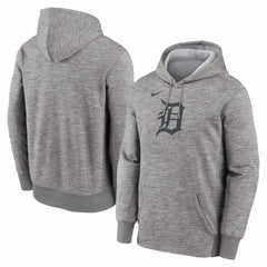 Detroit Tigers Primary Logo Therma Hoodie Heather Gray