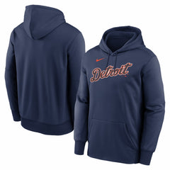 Detroit Tigers Primary Wordmark Therma Hoodie Navy