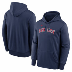 Boston Red Sox Primary Wordmark Therma Hoodie Navy