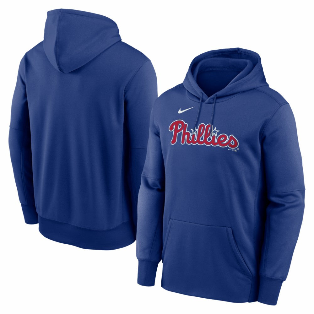 Philadelphia Phillies Primary Wordmark Therma Hoodie Royal