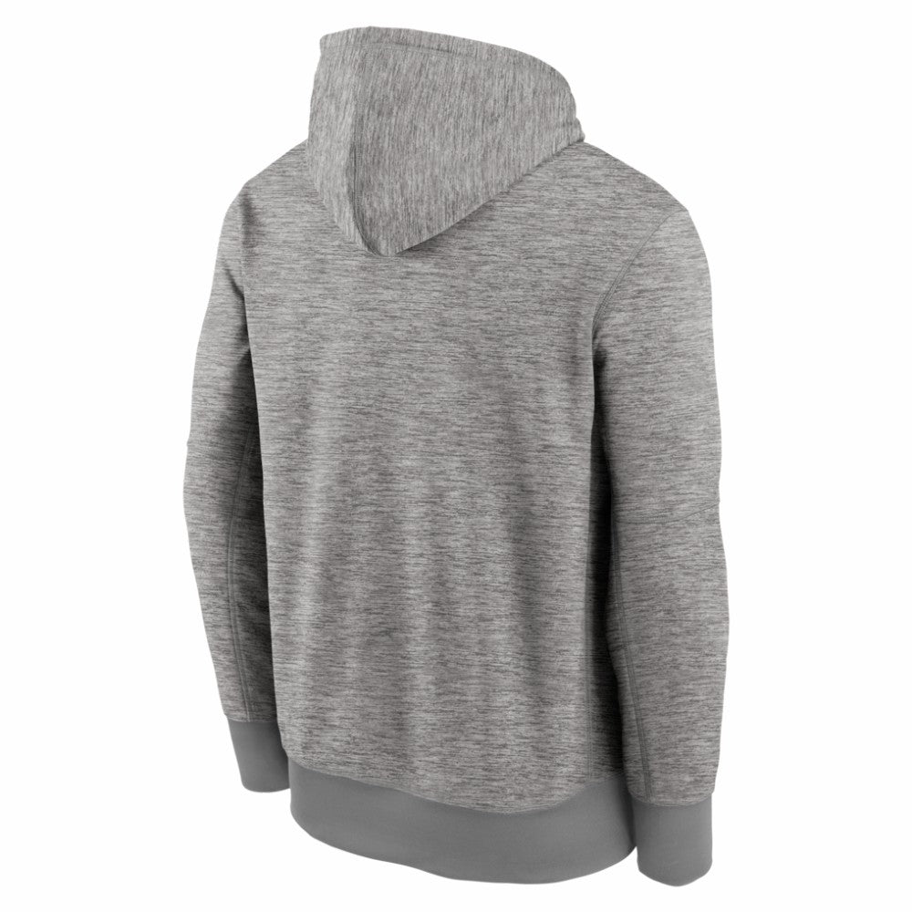 San Diego Padres Primary Wordmark Therma Hoodie Heather Gray