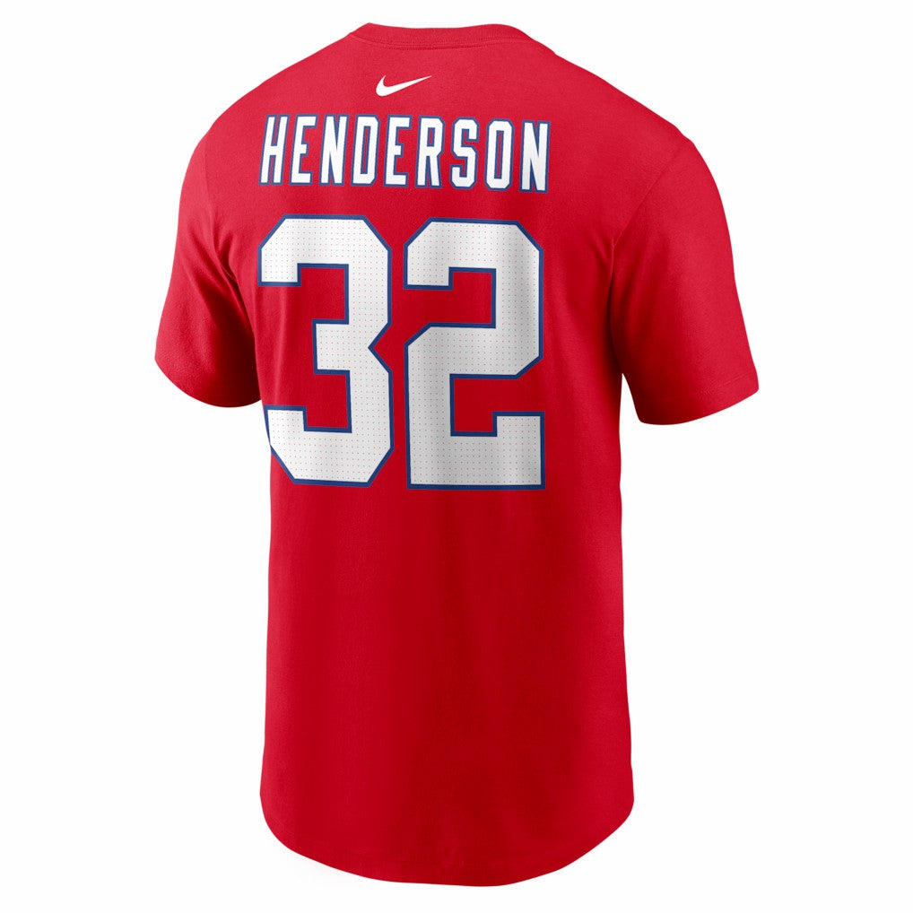 TreVeyon Henderson New England Patriots Name & Number T-Shirt - Red online