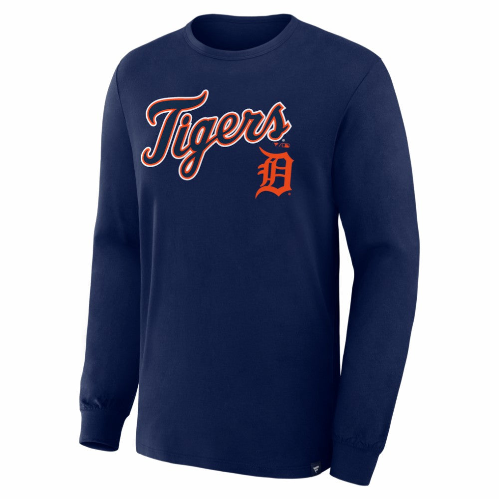 Detroit Tigers Lock-Up Legacy Long Sleeve T-Shirt Navy