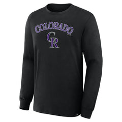 Colorado Rockies Lock-Up Legacy Long Sleeve T-Shirt Black