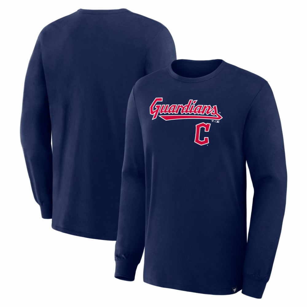 Cleveland Guardians Lock-Up Legacy Long Sleeve T-Shirt Navy