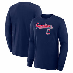 Cleveland Guardians Lock-Up Legacy Long Sleeve T-Shirt Navy