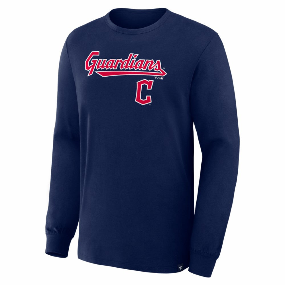 Cleveland Guardians Lock-Up Legacy Long Sleeve T-Shirt Navy