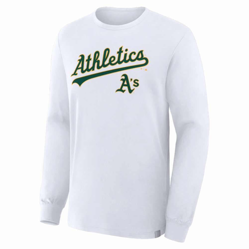 Athletics Lock-Up Legacy Long Sleeve T-Shirt White