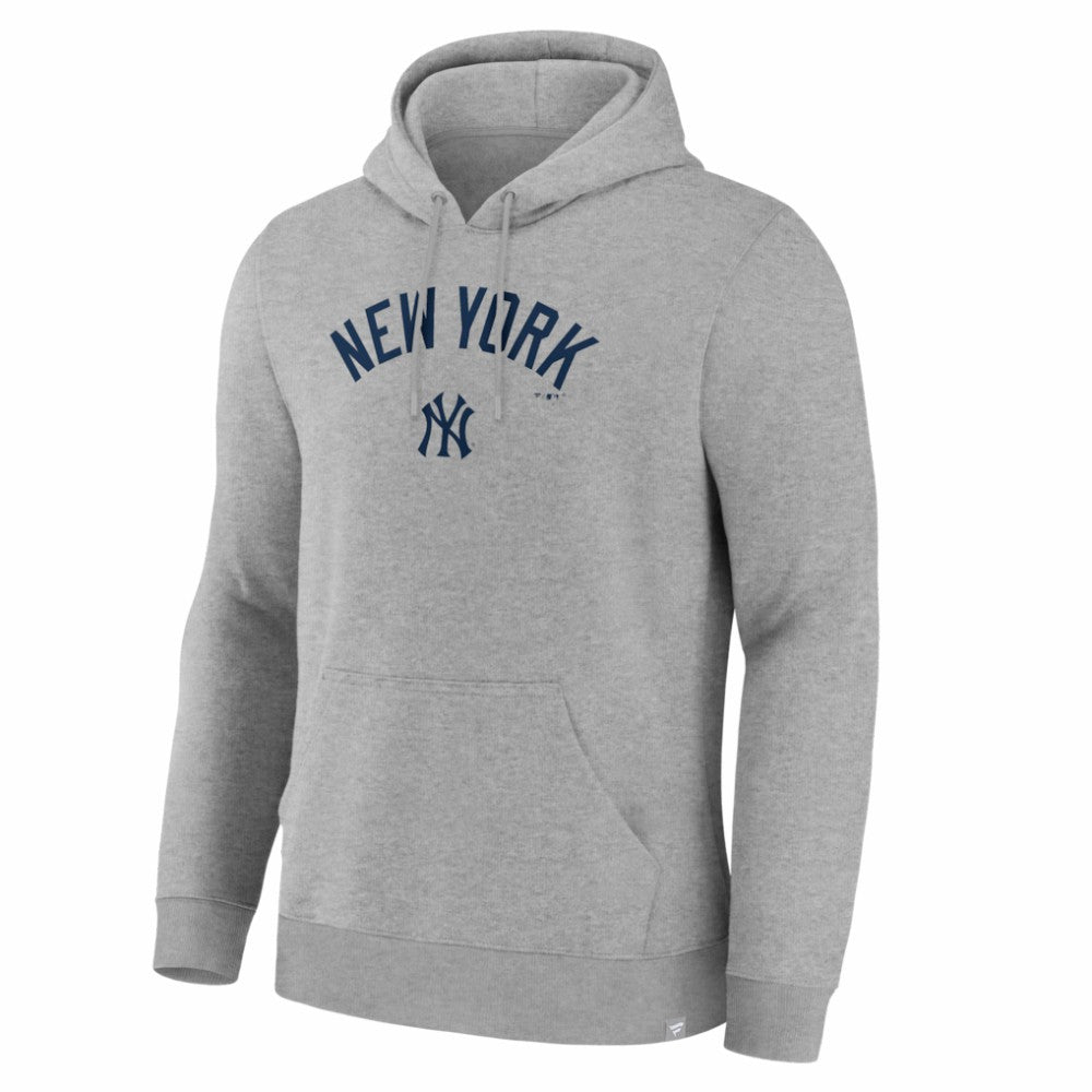 New York Yankees Lock-Up Legacy Hoodie Heather Gray