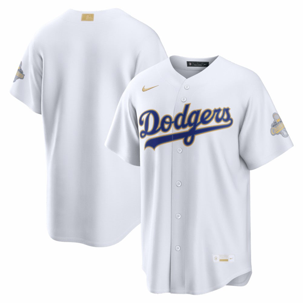 Los Angeles Dodgers 2026 Gold Collection Stadium Jersey White