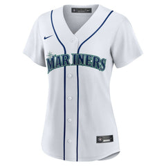 Bryan Woo Seattle Mariners Women's Home Replica Jersey White