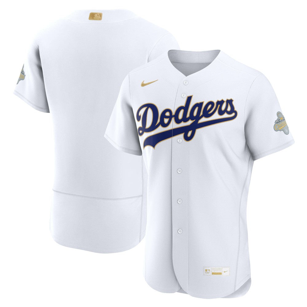 Los Angeles Dodgers 2026 Gold Collection Authentic Jersey White