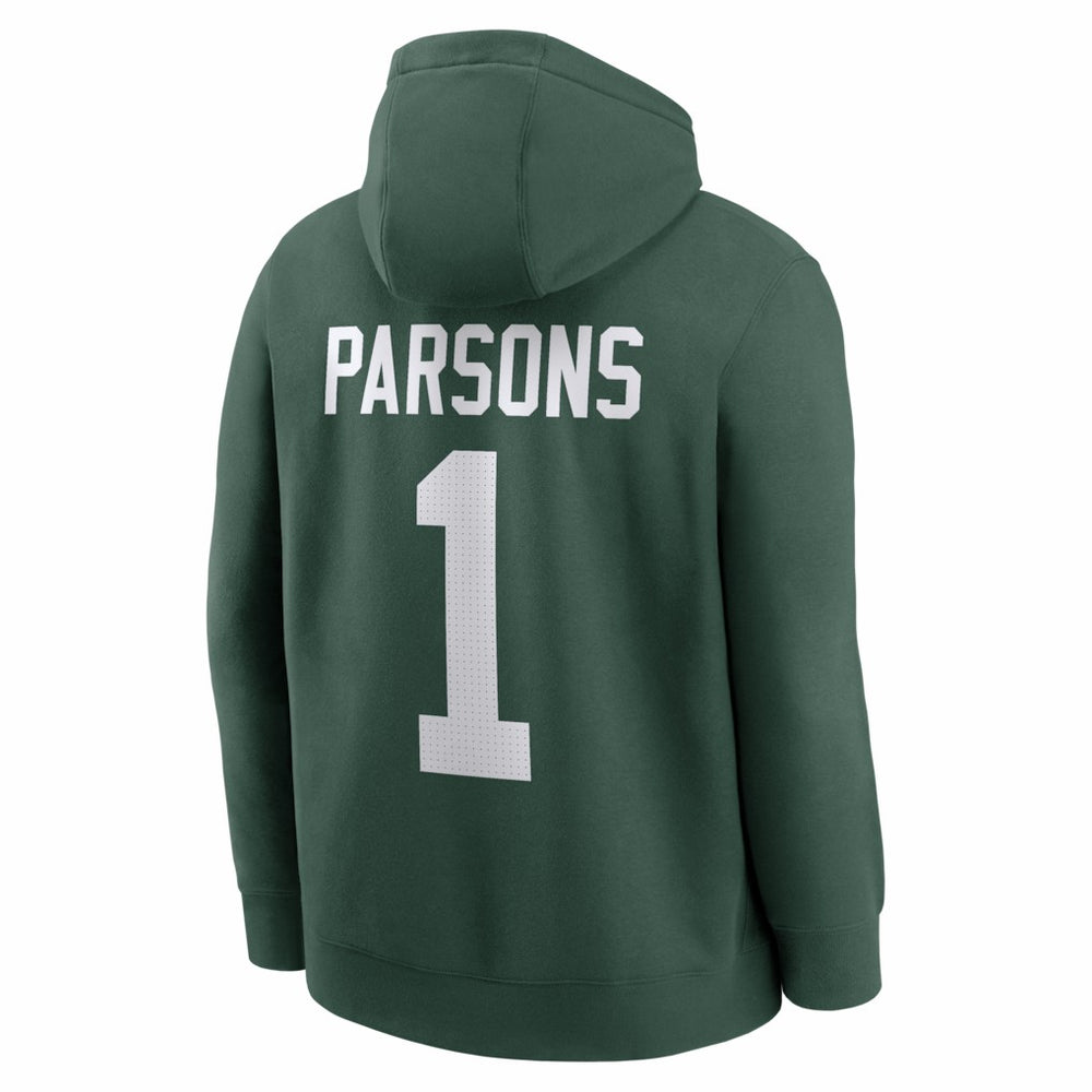 Micah Parsons Green Bay Packers Player Name & Number Fleece Hoodie - Green outlet