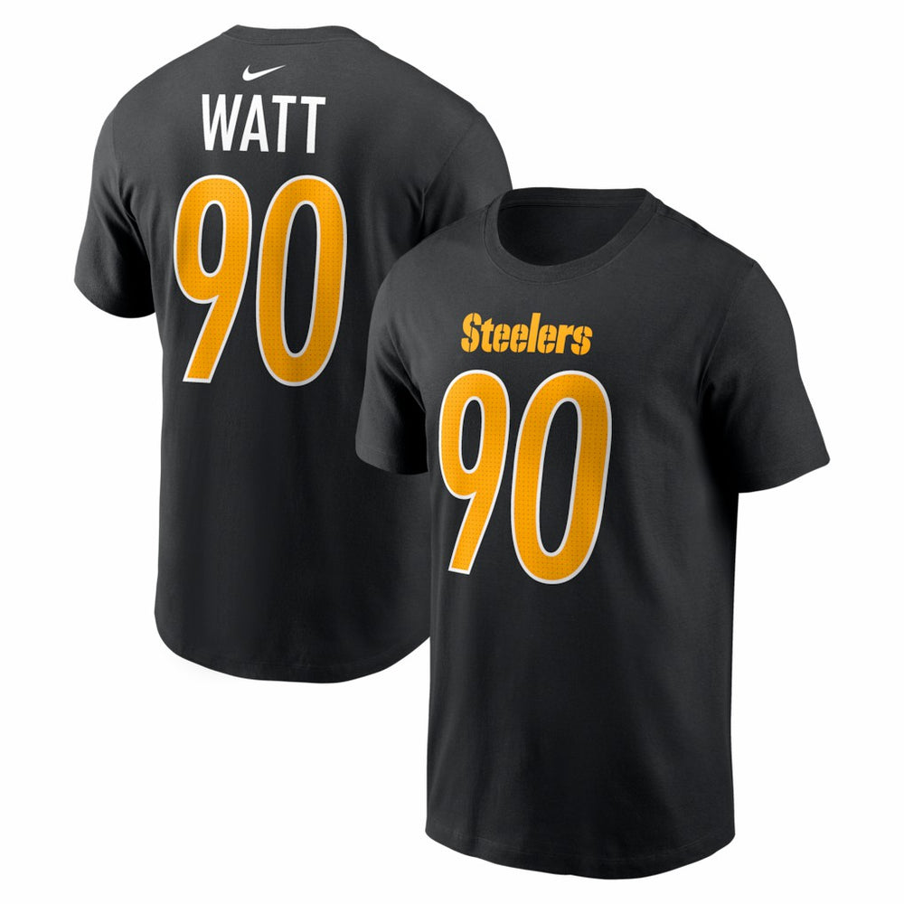 T.J. Watt Pittsburgh Steelers Carbon Name & Number T-Shirt - Black online