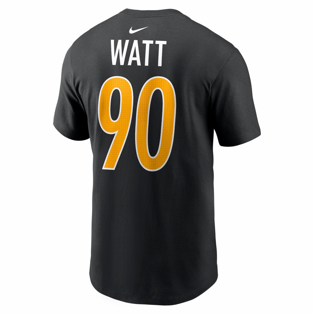T.J. Watt Pittsburgh Steelers Carbon Name & Number T-Shirt - Black online