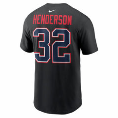 TreVeyon Henderson New England Patriots Carbon Name & Number T-Shirt - Black sale