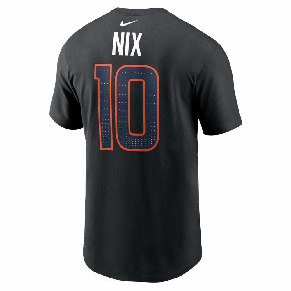 Bo Nix Denver Broncos Carbon Name & Number T-Shirt - Black discount