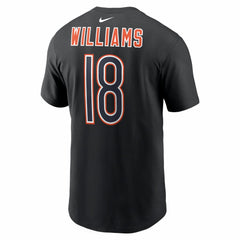 Caleb Williams Chicago Bears Carbon Name & Number T-Shirt - Black on sale