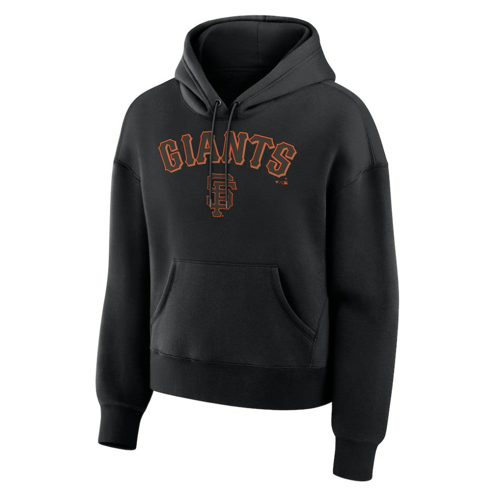 San Francisco Giants Women's Lockup Legacy Fleece Hoodie Black
