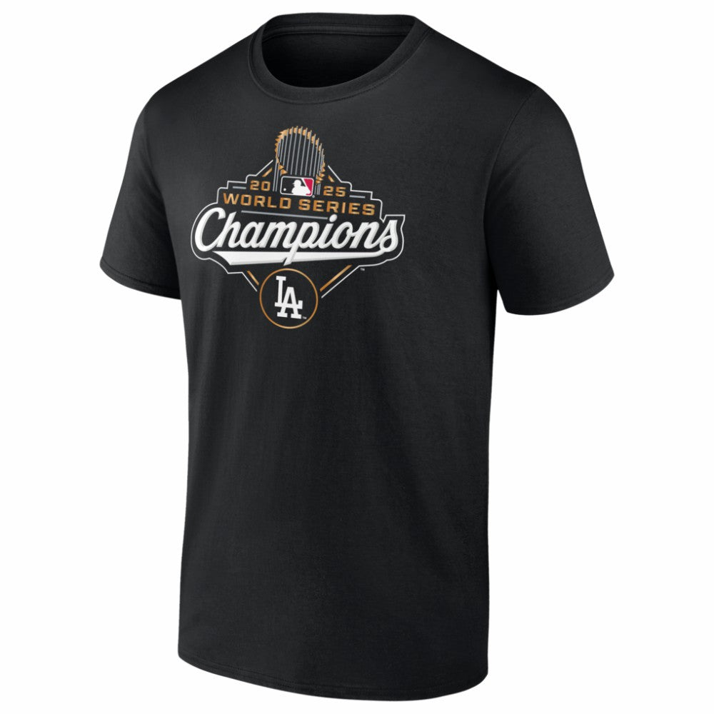 Teoscar Hernández Los Angeles Dodgers 2025 World Series Champions Name & Number T-Shirt Black