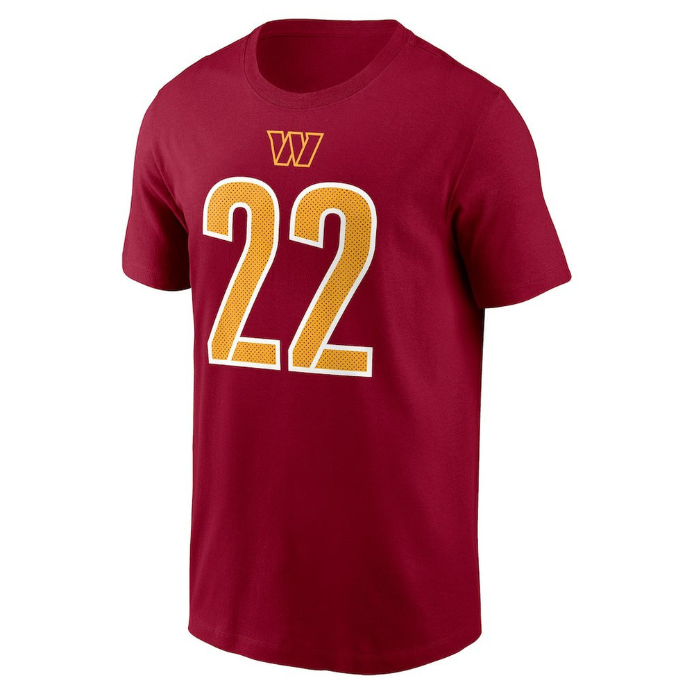Jacory Croskey-Merritt Washington Commanders Player Name & Number T-Shirt - Burgundy sale