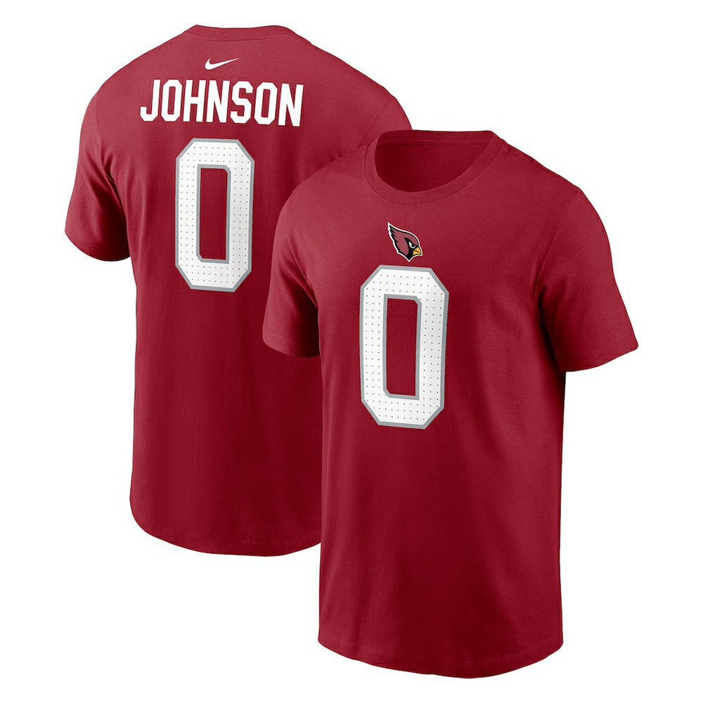 Will Johnson Arizona Cardinals Player Name & Number T-Shirt - Cardinal on sale