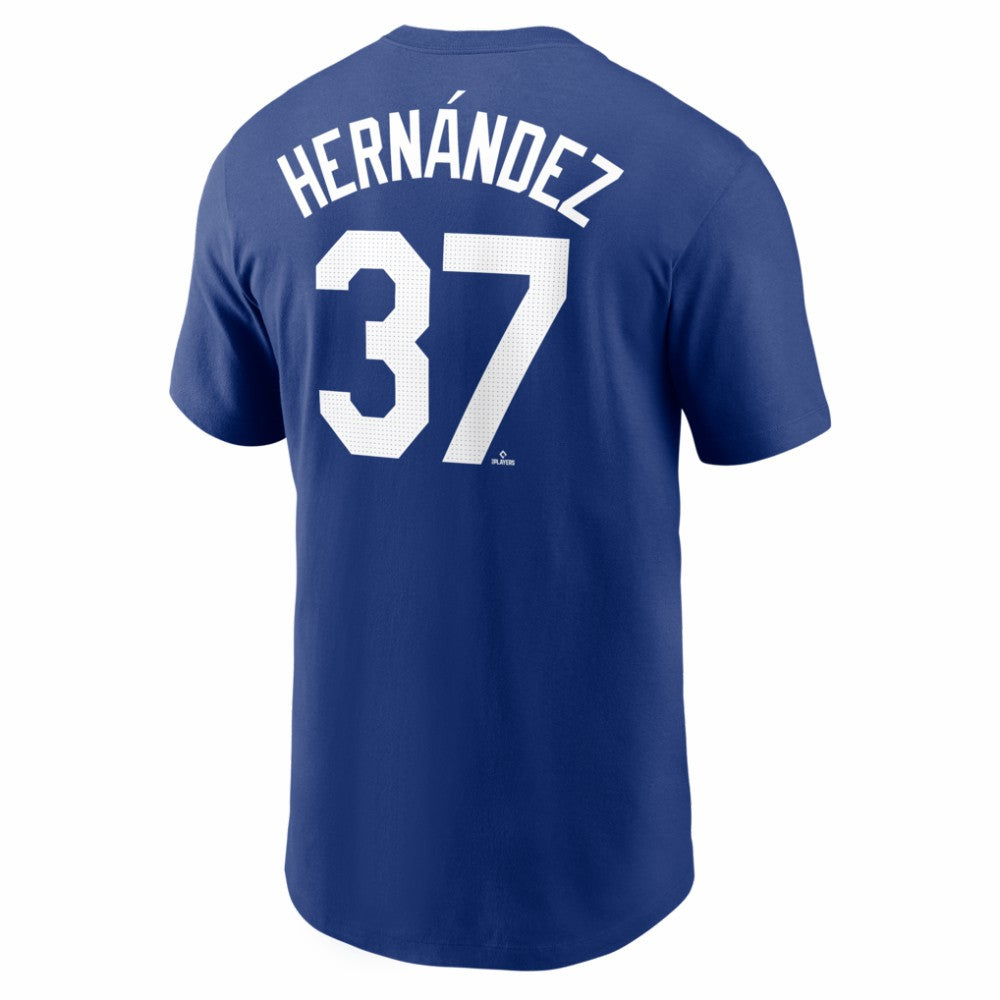Teoscar Hernández Los Angeles Dodgers 2025 World Series Champions Name & Number T-Shirt Royal