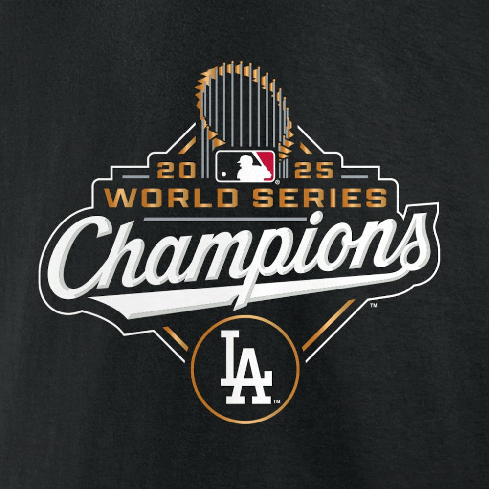 Tommy Edman Los Angeles Dodgers 2025 World Series Champions Name & Number T-Shirt Black