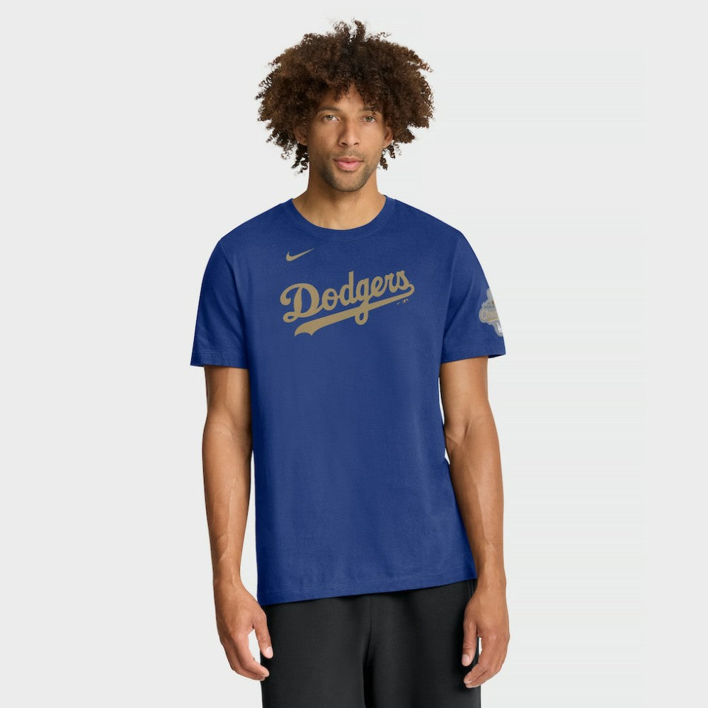 Los Angeles Dodgers 2026 Gold Collection Wordmark T-Shirt Royal