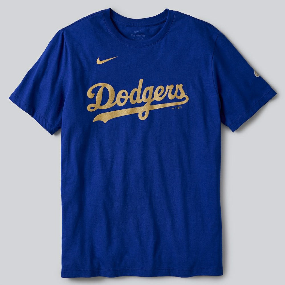 Los Angeles Dodgers 2026 Gold Collection Wordmark T-Shirt Royal