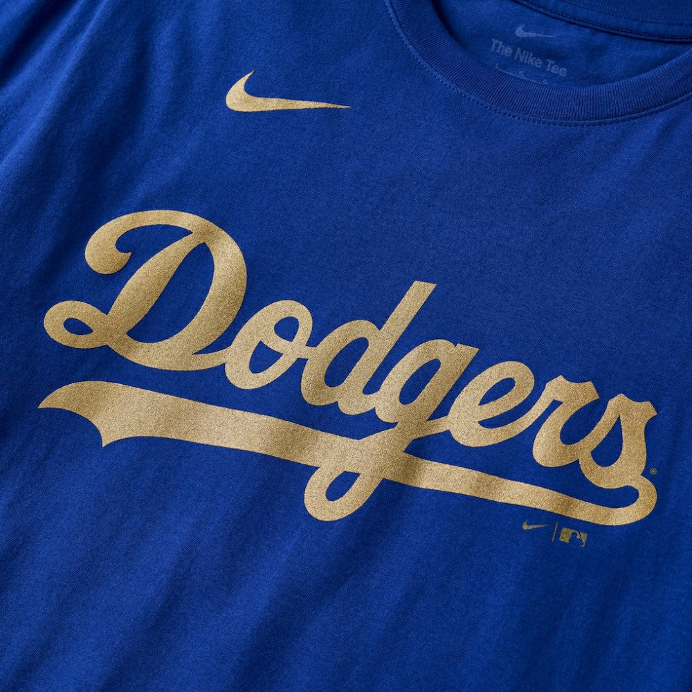 Los Angeles Dodgers 2026 Gold Collection Wordmark T-Shirt Royal