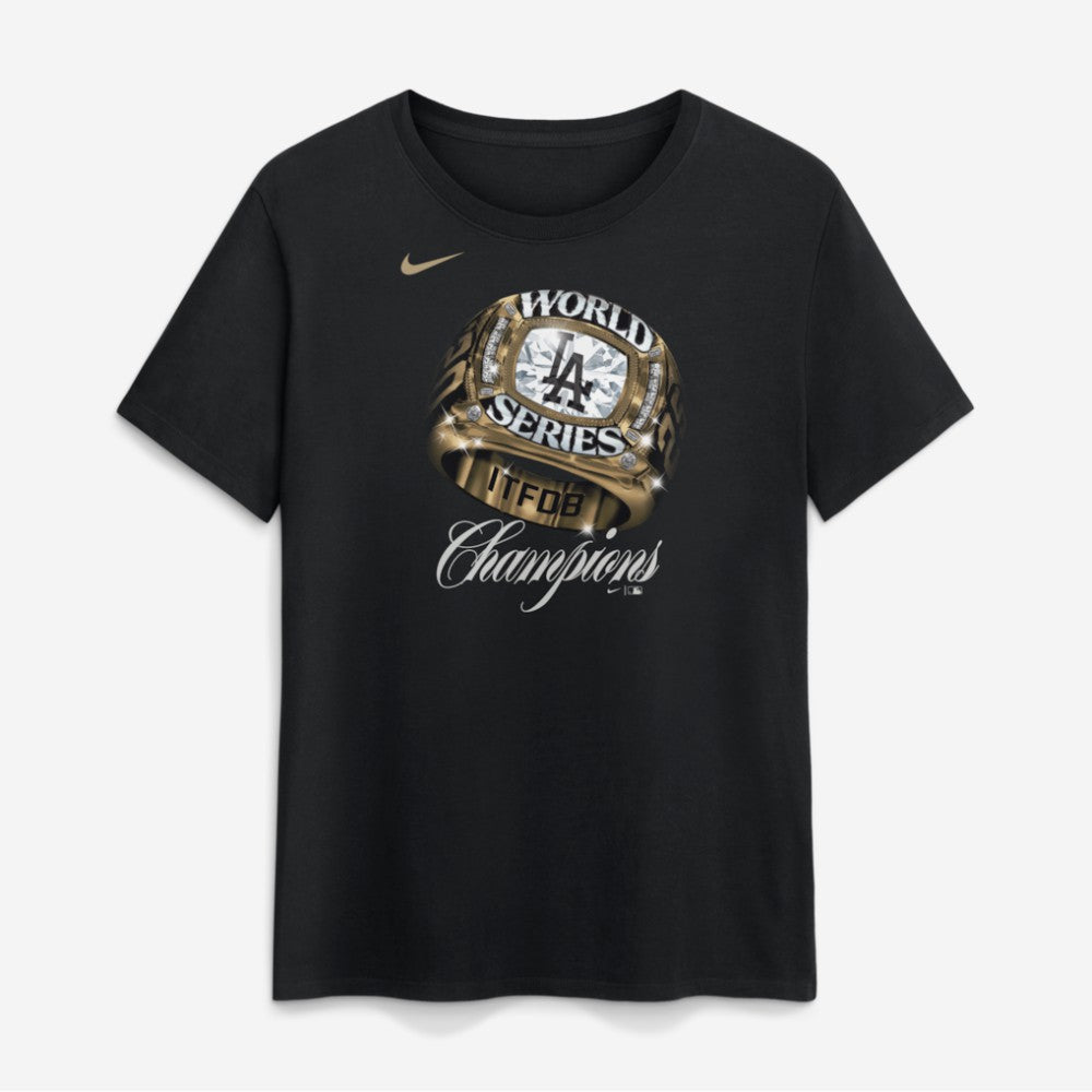 Los Angeles Dodgers Women's 2026 Gold Collection Graphic T-Shirt Black