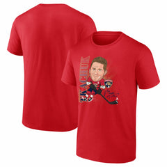 Matthew Tkachuk Florida Panthers Fanatics Caricature Player T-Shirt - Red T-shirts
