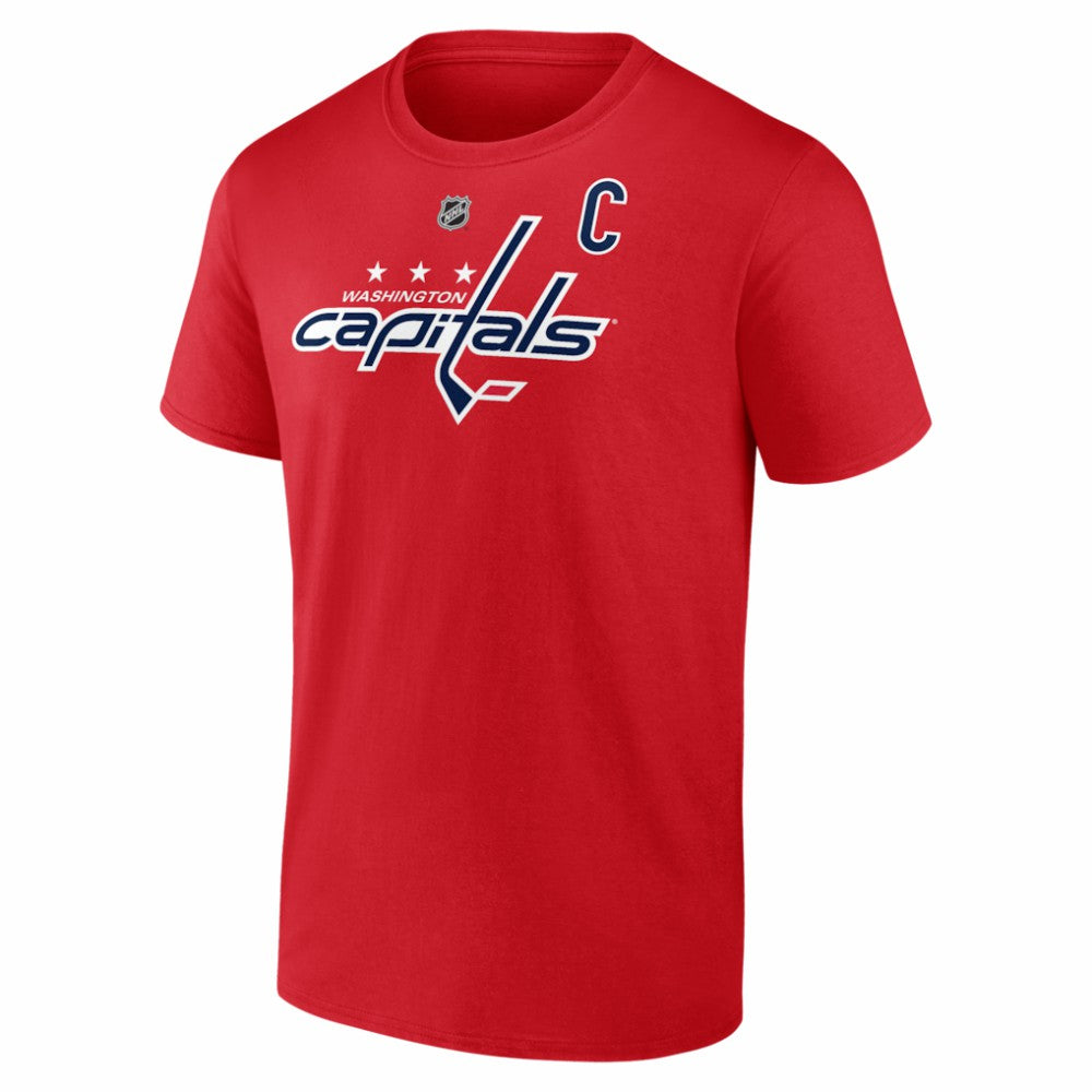 Alexander Ovechkin Washington Capitals Fanatics Authentic Stack Name & Number T-Shirt - Red T-shirts