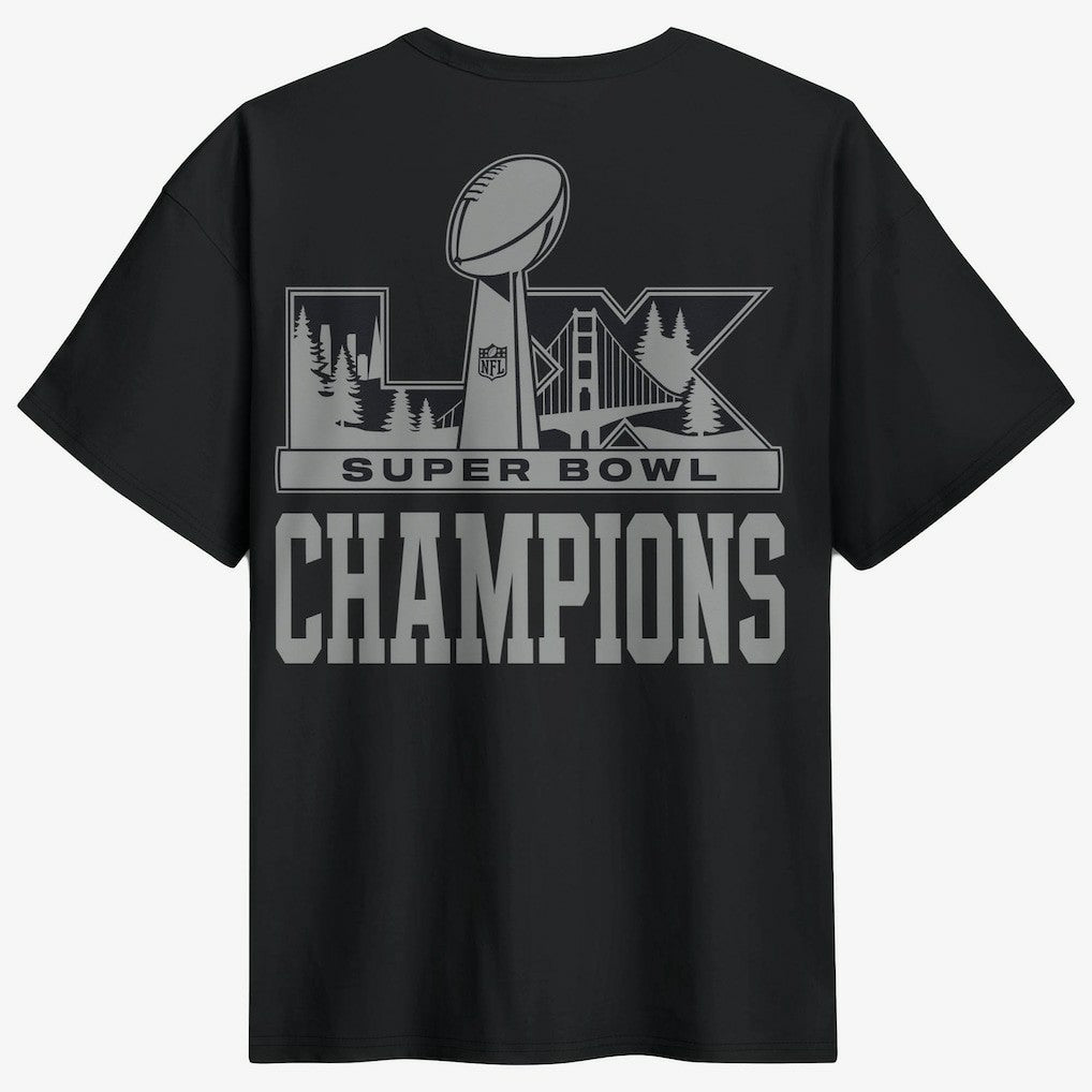 Seattle Seahawks Super Bowl LX Champions Locker Room Trophy Collection Authentic T-Shirt - Black outlet