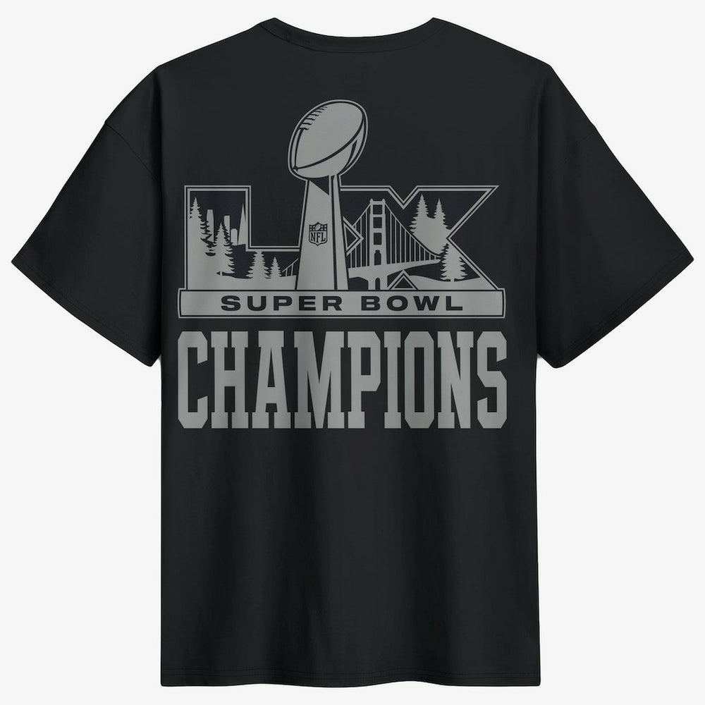 Seattle Seahawks Super Bowl LX Champions Locker Room Trophy Collection Authentic T-Shirt - Black outlet