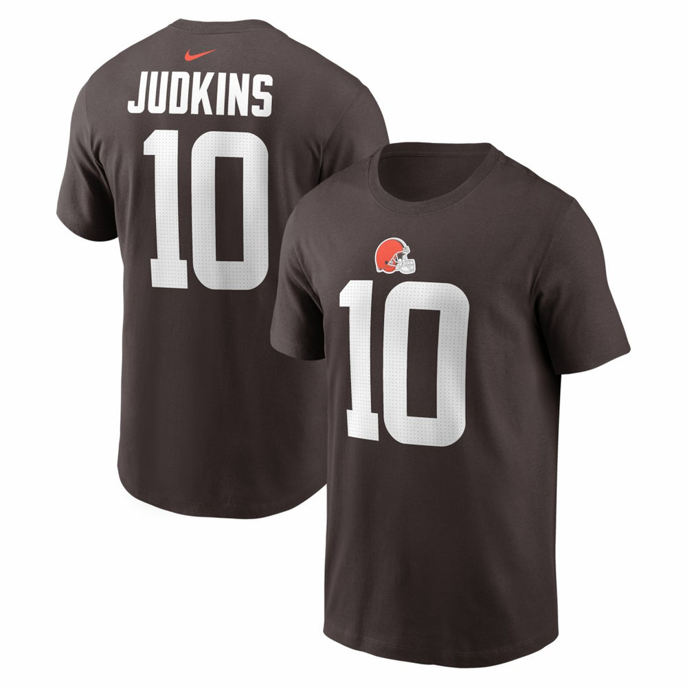 Quinshon Judkins Cleveland Browns Name & Number T-Shirt - Brown for sale