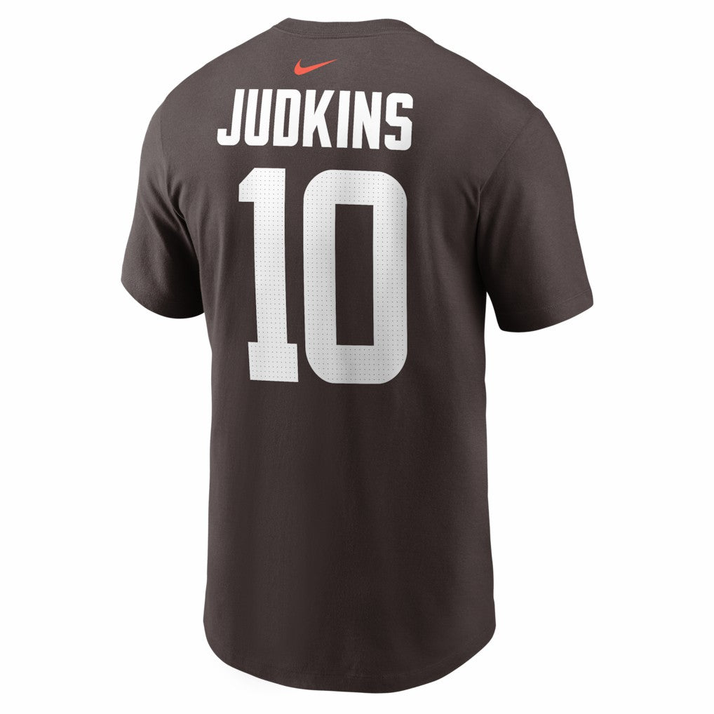 Quinshon Judkins Cleveland Browns Name & Number T-Shirt - Brown for sale