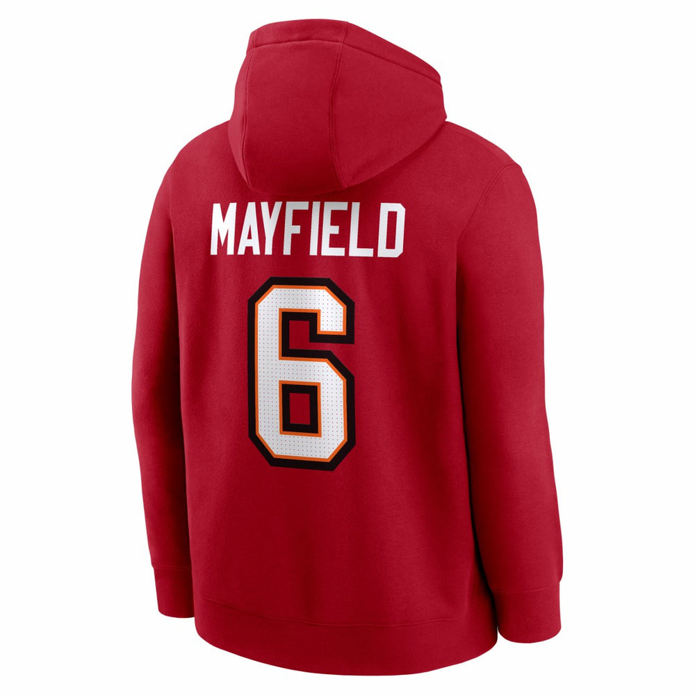 Baker Mayfield Tampa Bay Buccaneers Player Name & Number Fleece Hoodie - Red sale