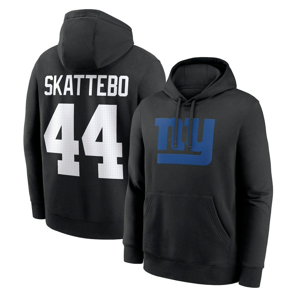 Cam Skattebo New York Giants Player Name & Number Fleece Hoodie - Black online