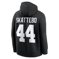 Cam Skattebo New York Giants Player Name & Number Fleece Hoodie - Black online