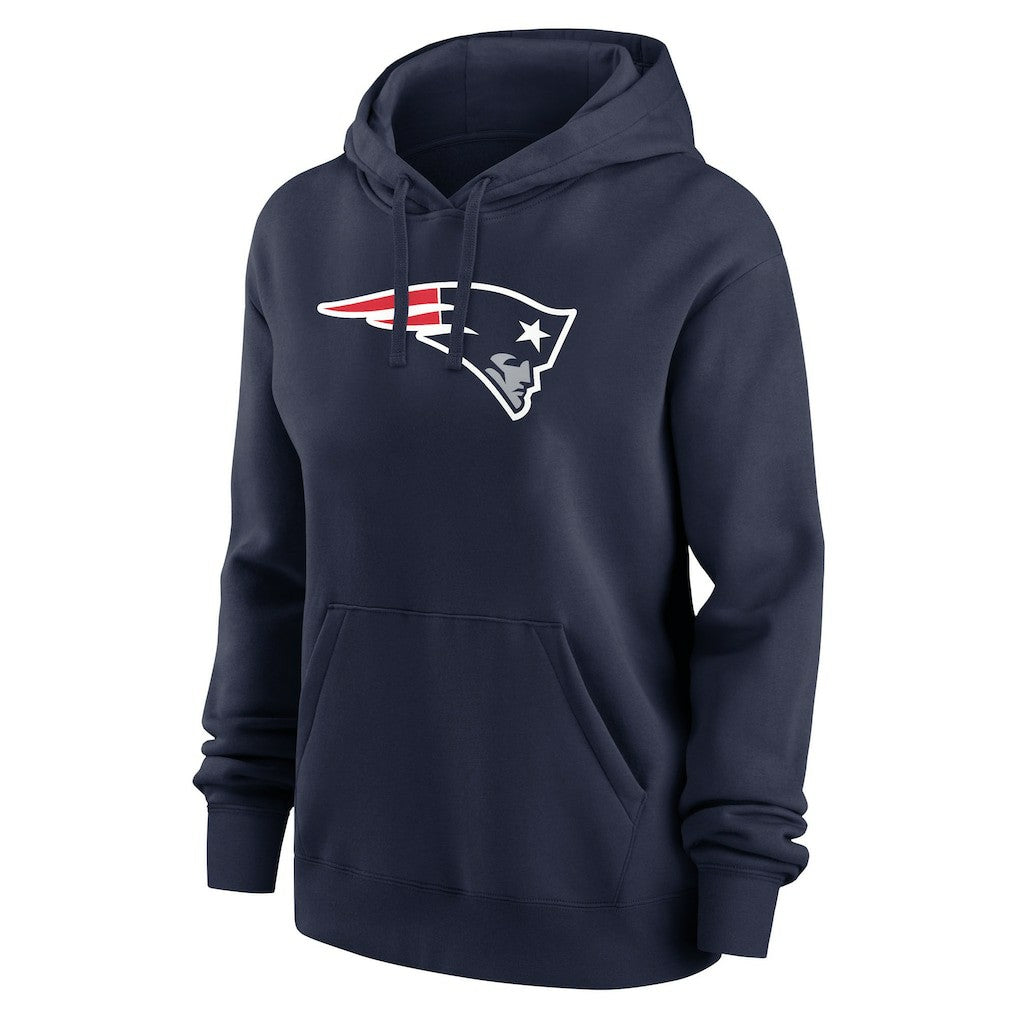 Drake Maye New England Patriots Women's Player Name & Number Fleece Hoodie - Navy cheap