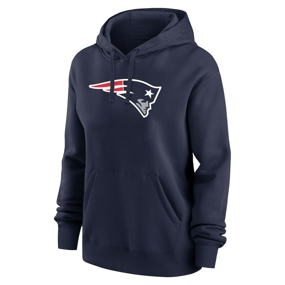 Drake Maye New England Patriots Women's Player Name & Number Fleece Hoodie - Navy cheap