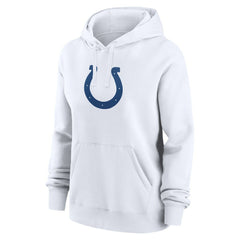 Daniel Jones Indianapolis Colts Women's Player Name & Number Fleece Hoodie - White on sale