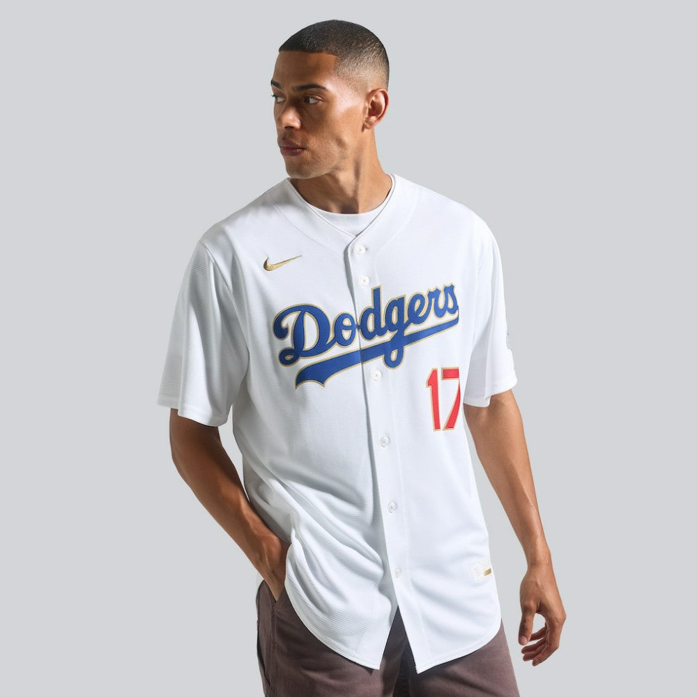 Shohei Ohtani Los Angeles Dodgers 2026 Gold Collection Stadium Jersey White