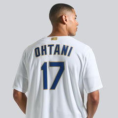 Shohei Ohtani Los Angeles Dodgers 2026 Gold Collection Stadium Jersey White
