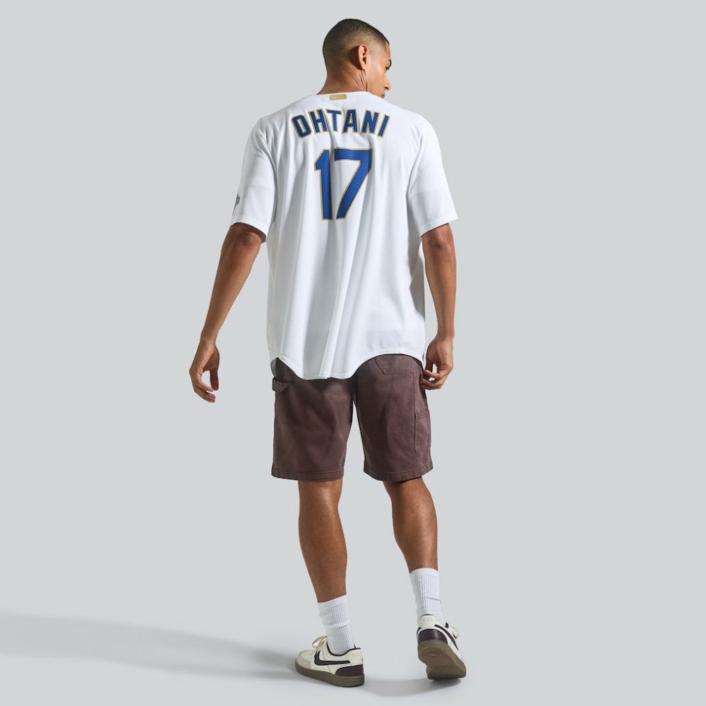 Shohei Ohtani Los Angeles Dodgers 2026 Gold Collection Stadium Jersey White